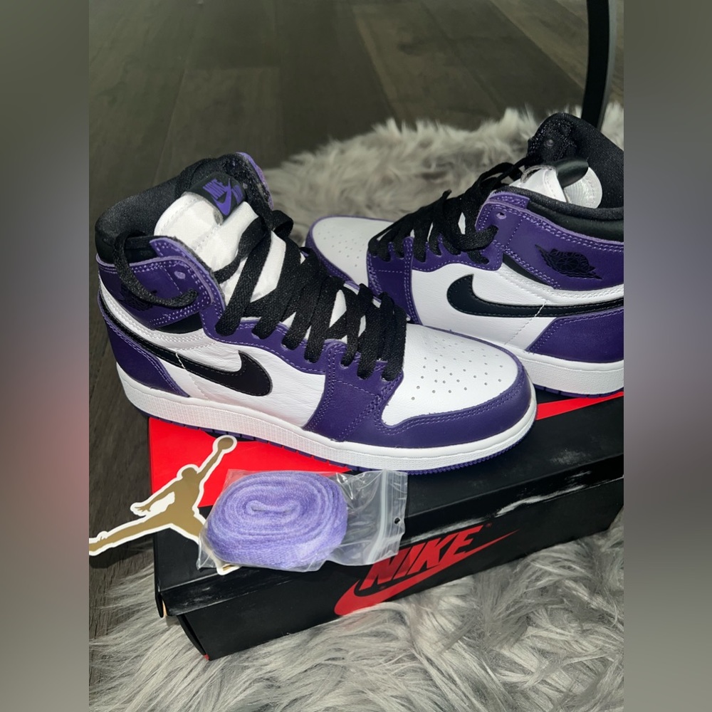 Air Jordan Retro High OG GS Court purple 2.0